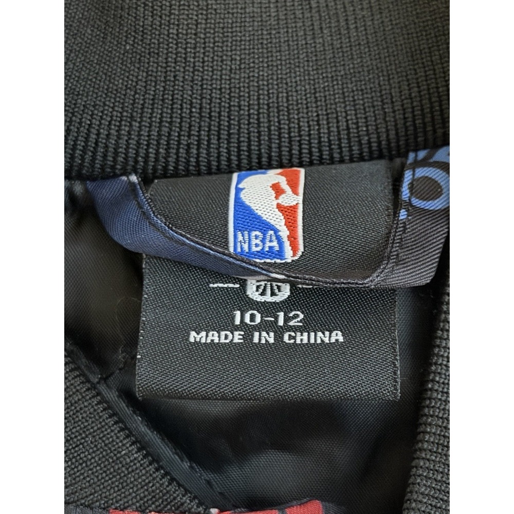 🔥🔥NBA Collage Patch Jacket Coat Size Youth 10/12 🔥🔥 - Picture 4 of 6